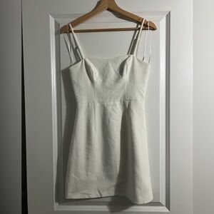 French Connection White Mini Dress (size 2)